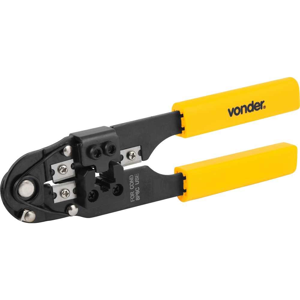 Alicate crimpador RJ45 AC 045 VONDER Alicate crimpador RJ45 AC 045 VONDER