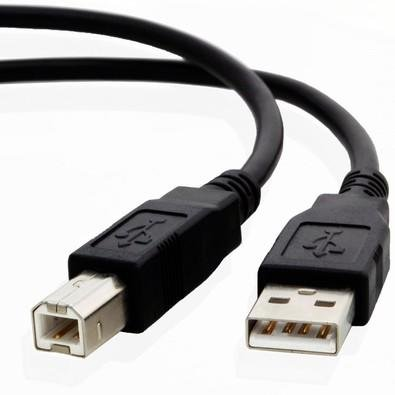 Cabo USB A 2.0 para USB B MD9, para Impressora, 1.8 Metros - 5236 Cabo USB A 2.0 para USB B MD9, para Impressora, 1.8 Metros - 5236