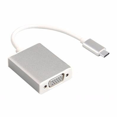 Adaptador USB-C para VGA, MD9, Alumínio - 7749 Adaptador USB-C para VGA, MD9, Alumínio - 7749