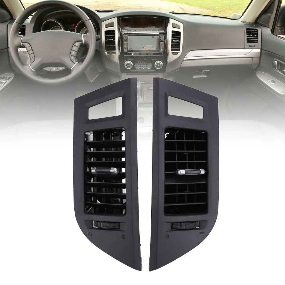 2Pcs Car AC Air Vent Outlet Panel Improve Air Circulation Enhanced Comfort for Pajero 4 Generation 2006 to 2021 Car Accessories 2Pcs Car AC Air Vent Outlet Panel Improve Air Circulation Enhanced Comfort for Pajero 4 Generation 2006 to 2021 Car Accessories