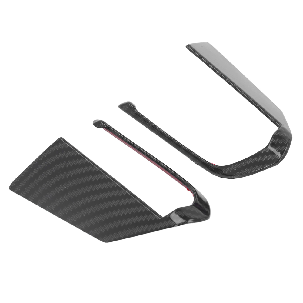 Carbon Fiber Steering Wheel Button Cover Trim Decoration Sticker Replacement for Mazda 3 Axela BP 2020-2022 Interior Accessories