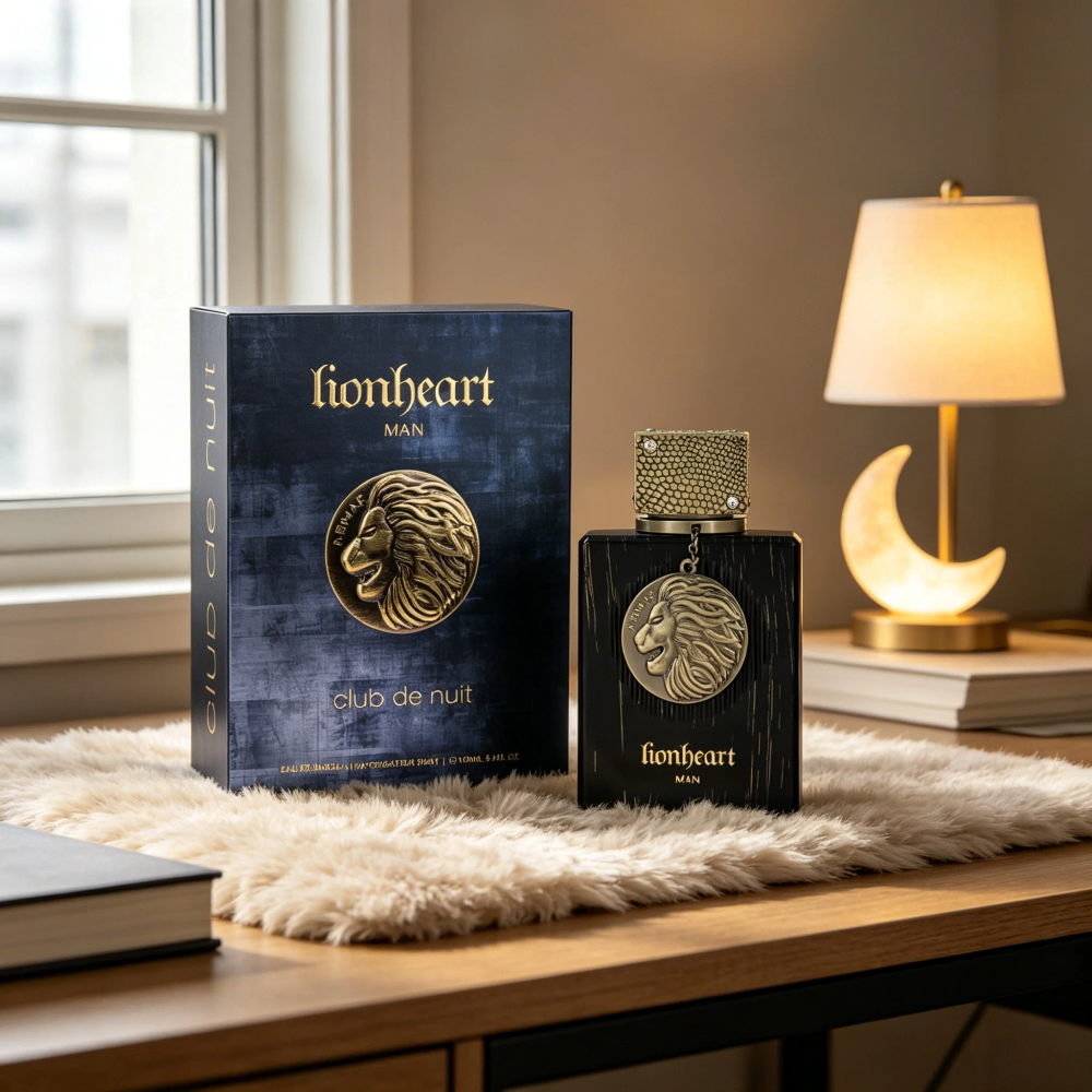 Armaf Club De Nuit Lion Heart EDP SPR 3.4 Floz Clean Long-lasting Mint Oud And Musk Fragrance Ideal Gift Armaf Club De Nuit Lion Heart EDP SPR 3.4 Floz Clean Long-lasting Mint Oud And Musk Fragrance Ideal Gift