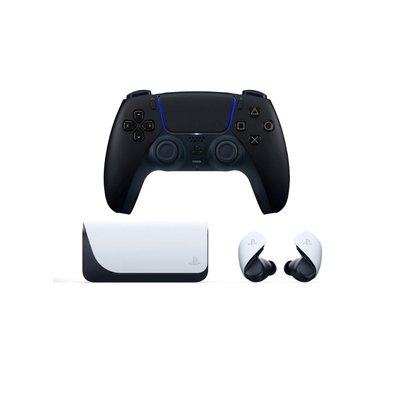 Kit Fone de Ouvido Sem Fio Gamer Sony Pulse Explore Branco + Controle Sony DualSense PS5 Midnight Black Kit Fone de Ouvido Sem Fio Gamer Sony Pulse Explore Branco + Controle Sony DualSense PS5 Midnight Black
