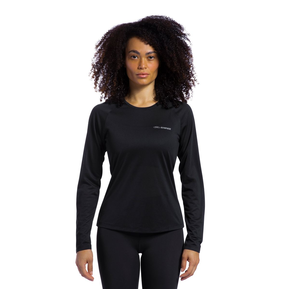 Camiseta Runner Manga Longa 2.0 Feminina M Preto Camiseta Runner Manga Longa 2.0 Feminina M Preto