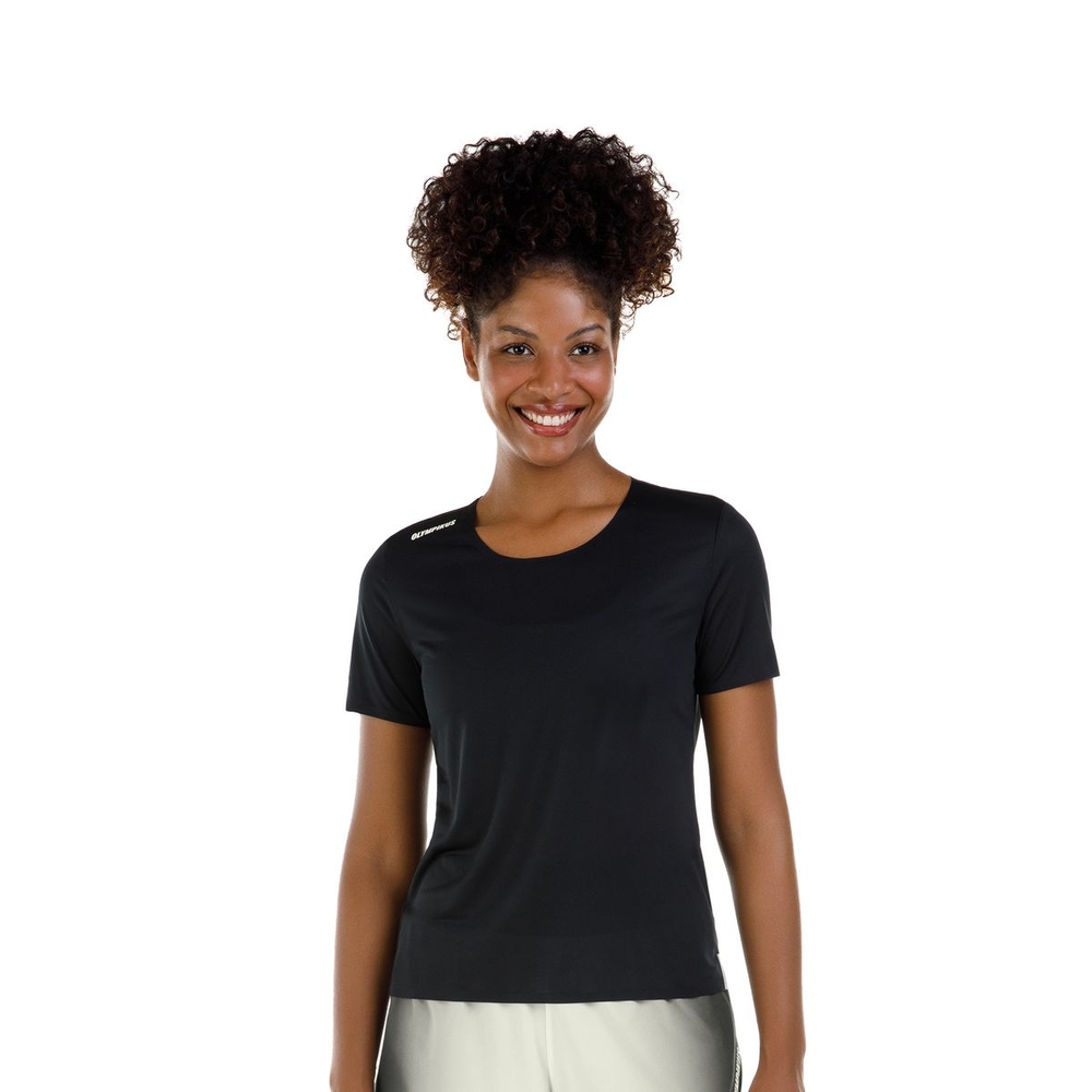Camiseta Corre Olympikus Feminina PP Preto