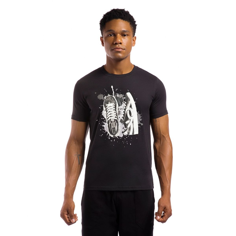 Camiseta Olympikus Comfy Splash GG Preto Camiseta Olympikus Comfy Splash GG Preto