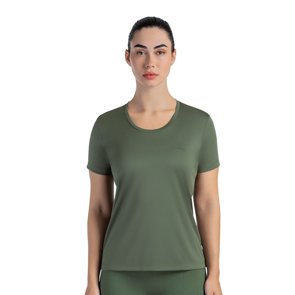 Camiseta Essential Olympikus Feminina M Verde Camiseta Essential Olympikus Feminina M Verde