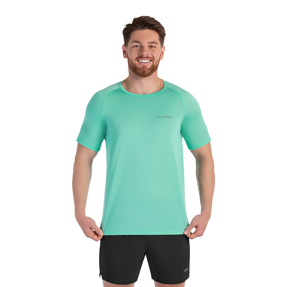 Camiseta Runner Manga Curta 2.0 Masculina P Verde