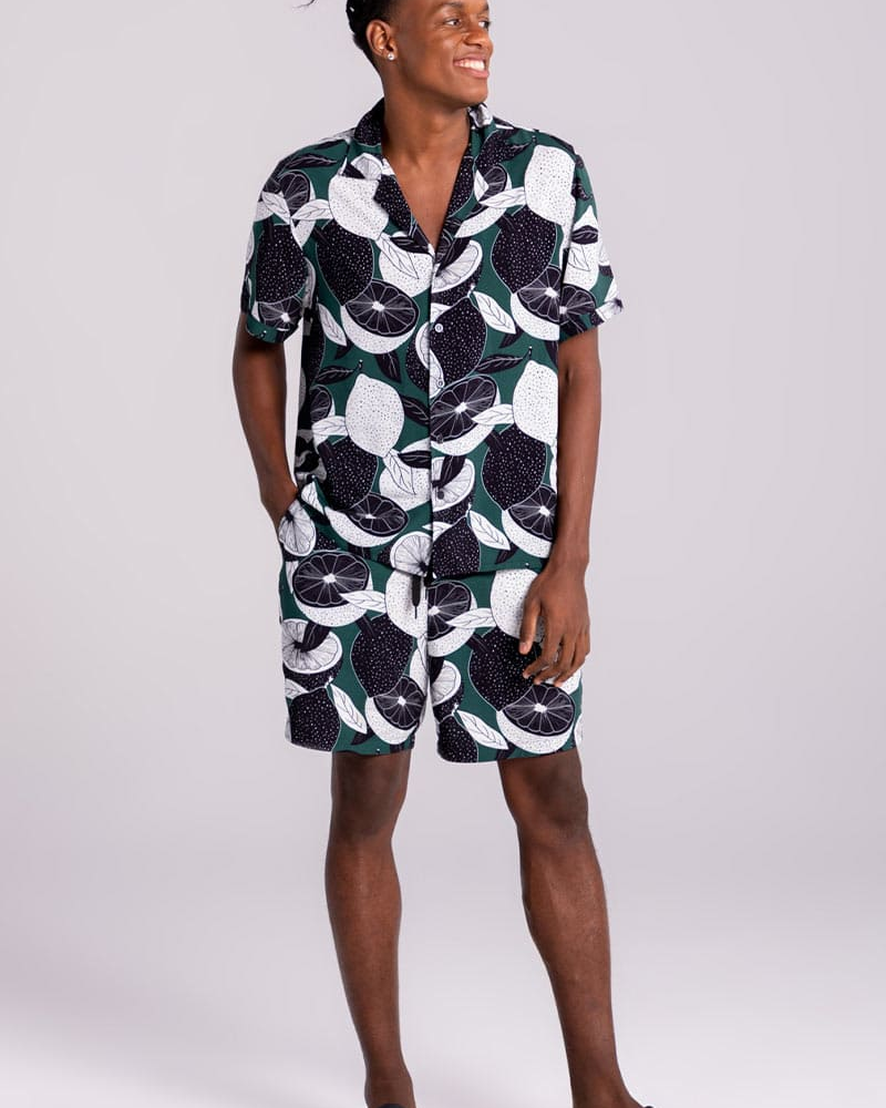 Bermuda Estampada Lima Limão
