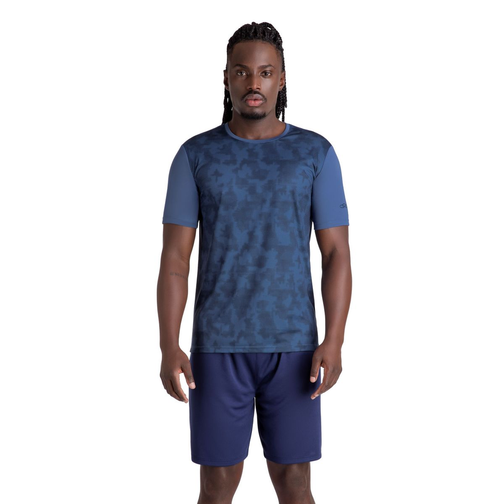 Camiseta Basic Estampada Olympikus G Azul Camiseta Basic Estampada Olympikus G Azul