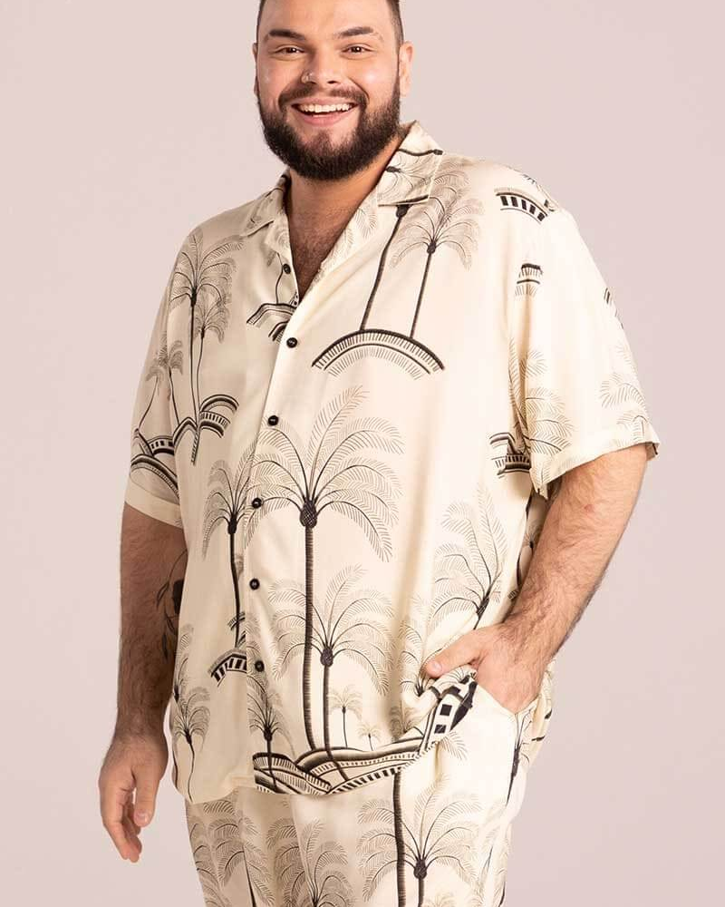 Camisa Manga Curta Resort Camisa Manga Curta Resort