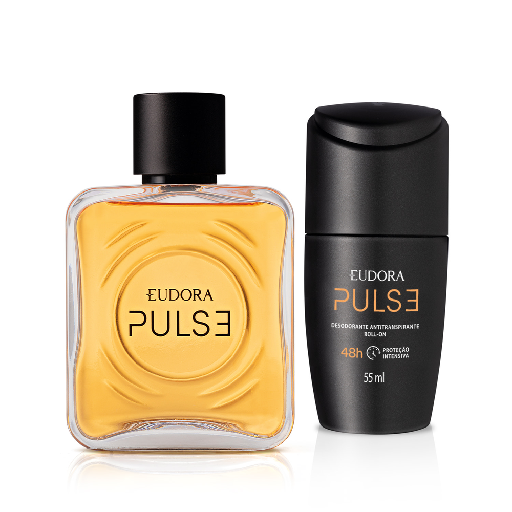 Combo Pulse: Desodorante Colônia 100ml + Desodorante Antitranspirante 55ml Combo Pulse: Desodorante Colônia 100ml + Desodorante Antitranspirante 55ml