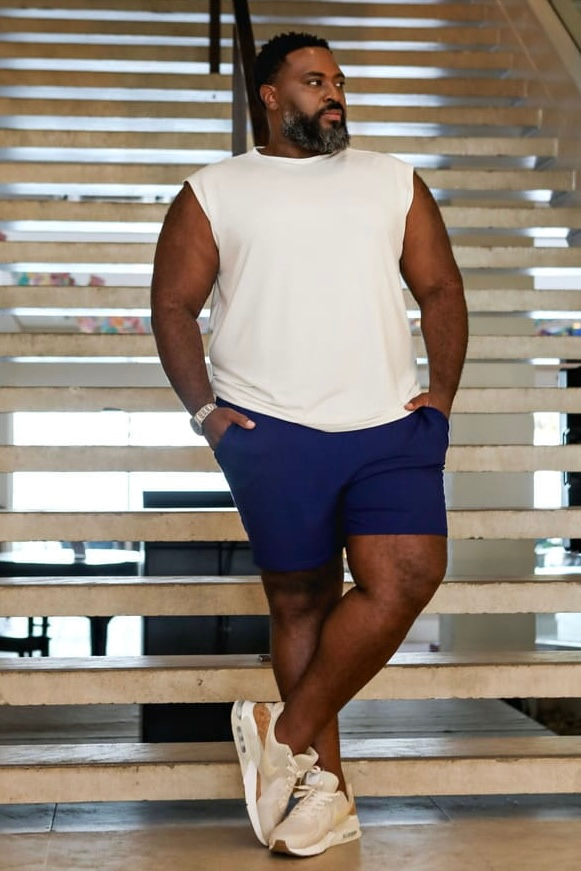 Regatão Masculino Malha Moletinho Off White Regatão Masculino Malha Moletinho Off White