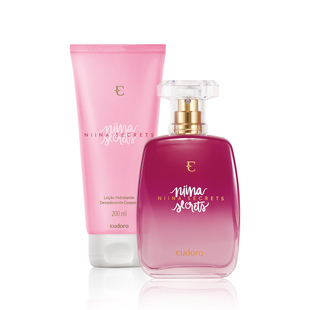 Combo Niina Secrets: Desodorante Colônia + Loção Hidratante Desodorante Corporal Combo Niina Secrets: Desodorante Colônia + Loção Hidratante Desodorante Corporal