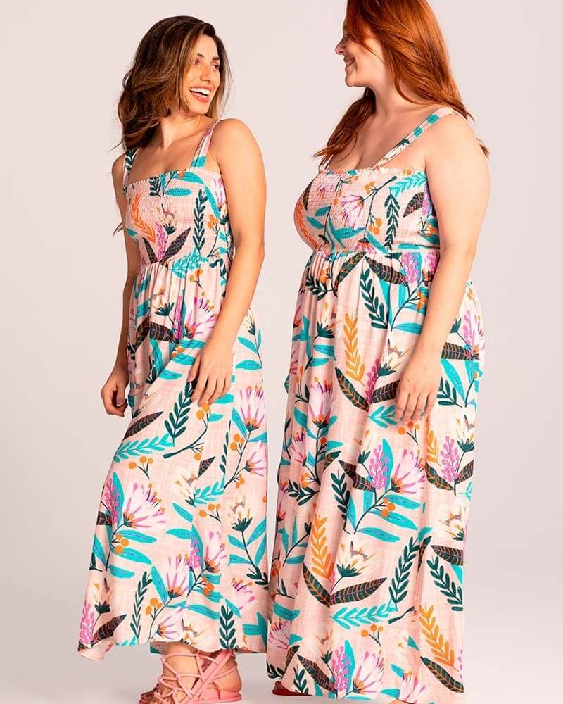 Vestido Floral Amanhecer Vestido Floral Amanhecer