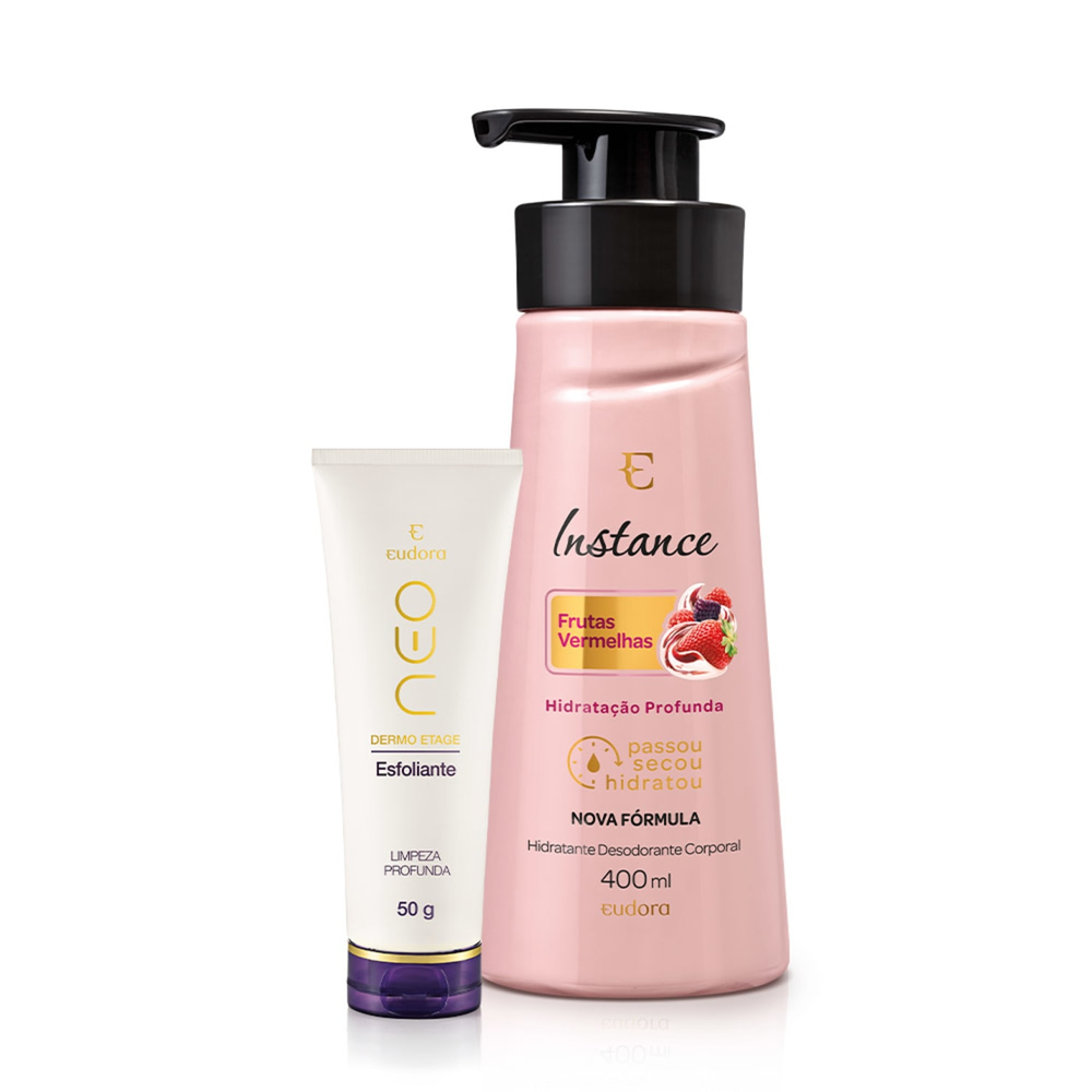 Combo Esfoliante Facial 50g + Hidratante Desodorante Corporal 400ml Combo Esfoliante Facial 50g + Hidratante Desodorante Corporal 400ml