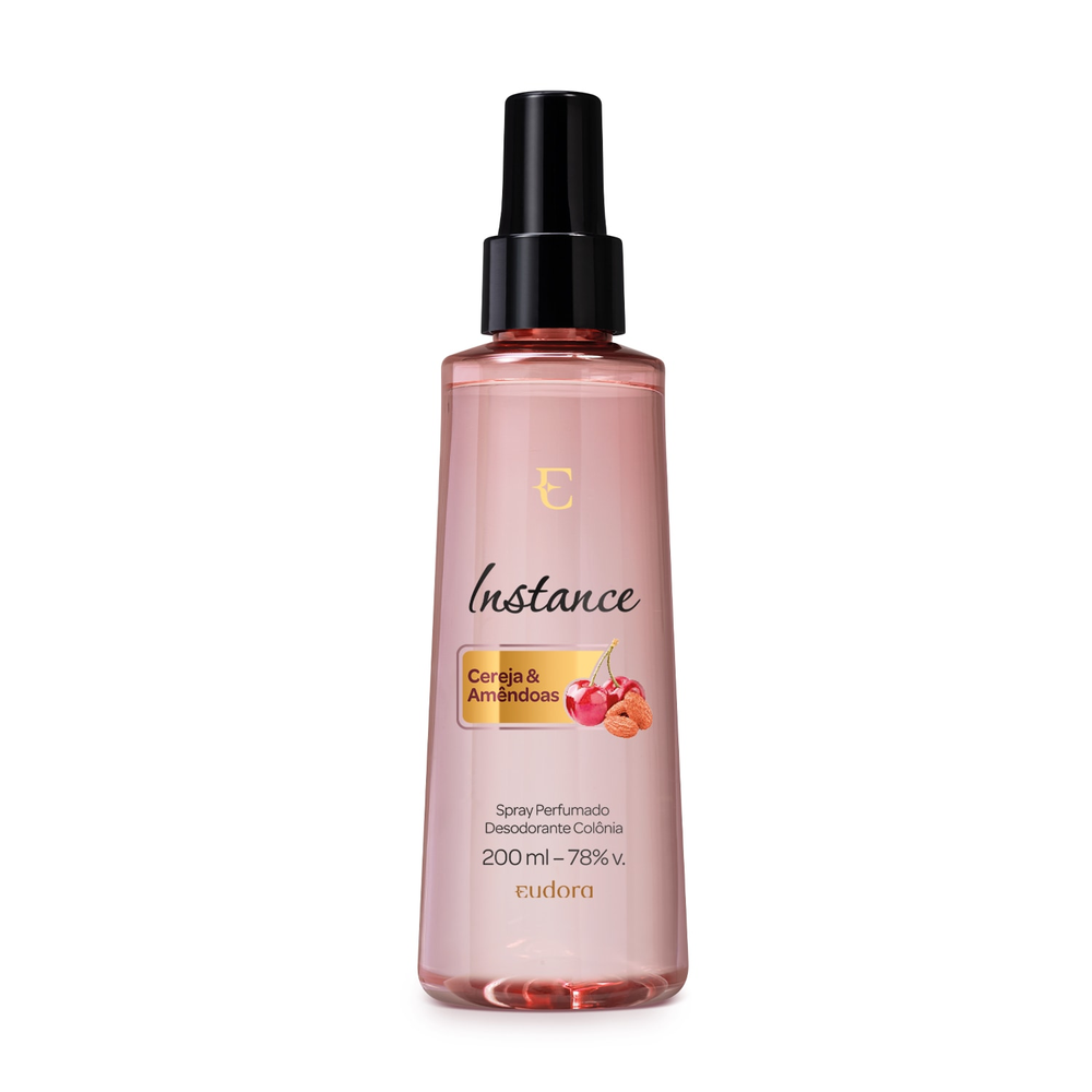Spray Perfumado Desodorante Colônia Instance Cereja e Amêndoas 200ml Spray Perfumado Desodorante Colônia Instance Cereja e Amêndoas 200ml