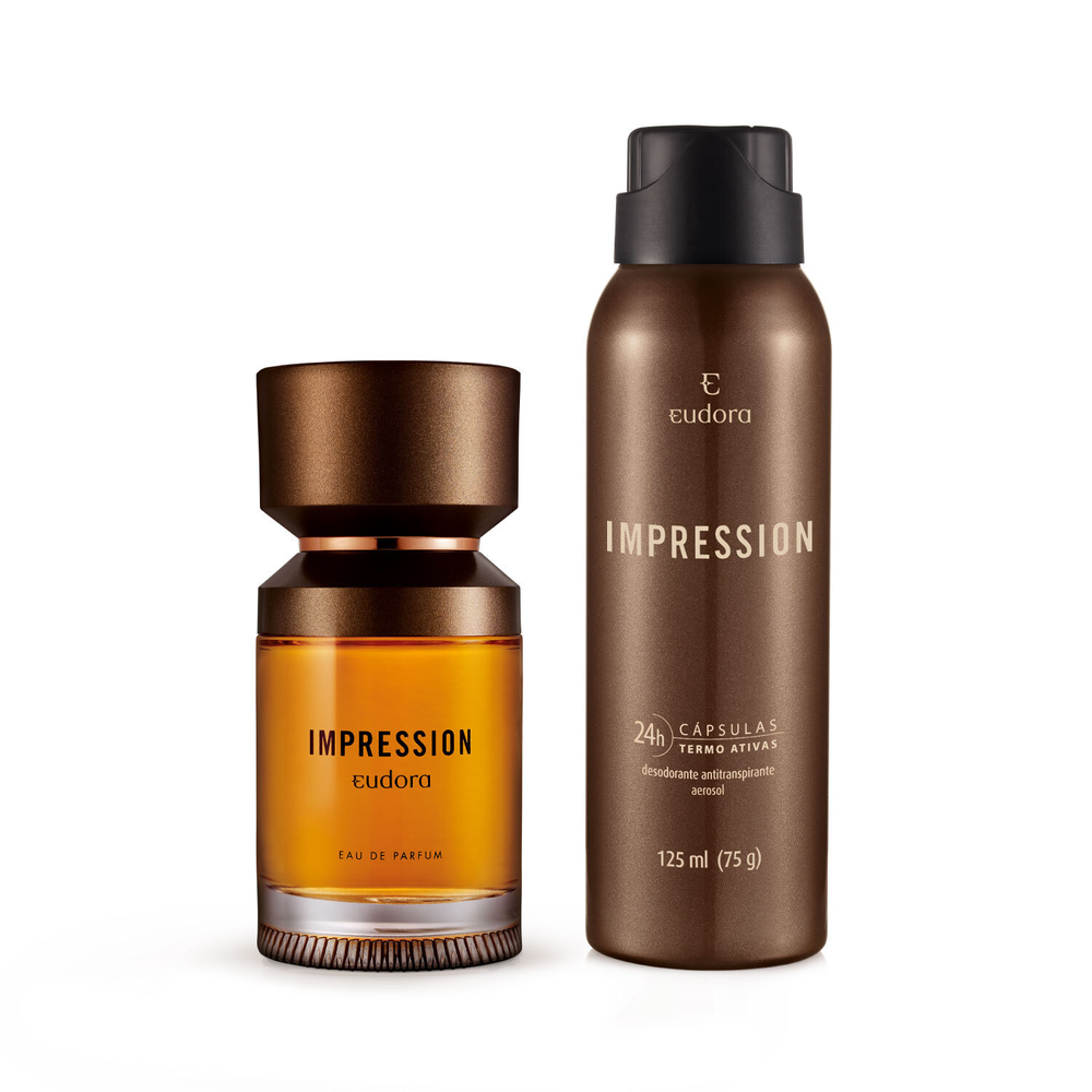 Combo Impression: Eau de Parfum 100ml + Desodorante Antitranspirante Aerossol 125ml