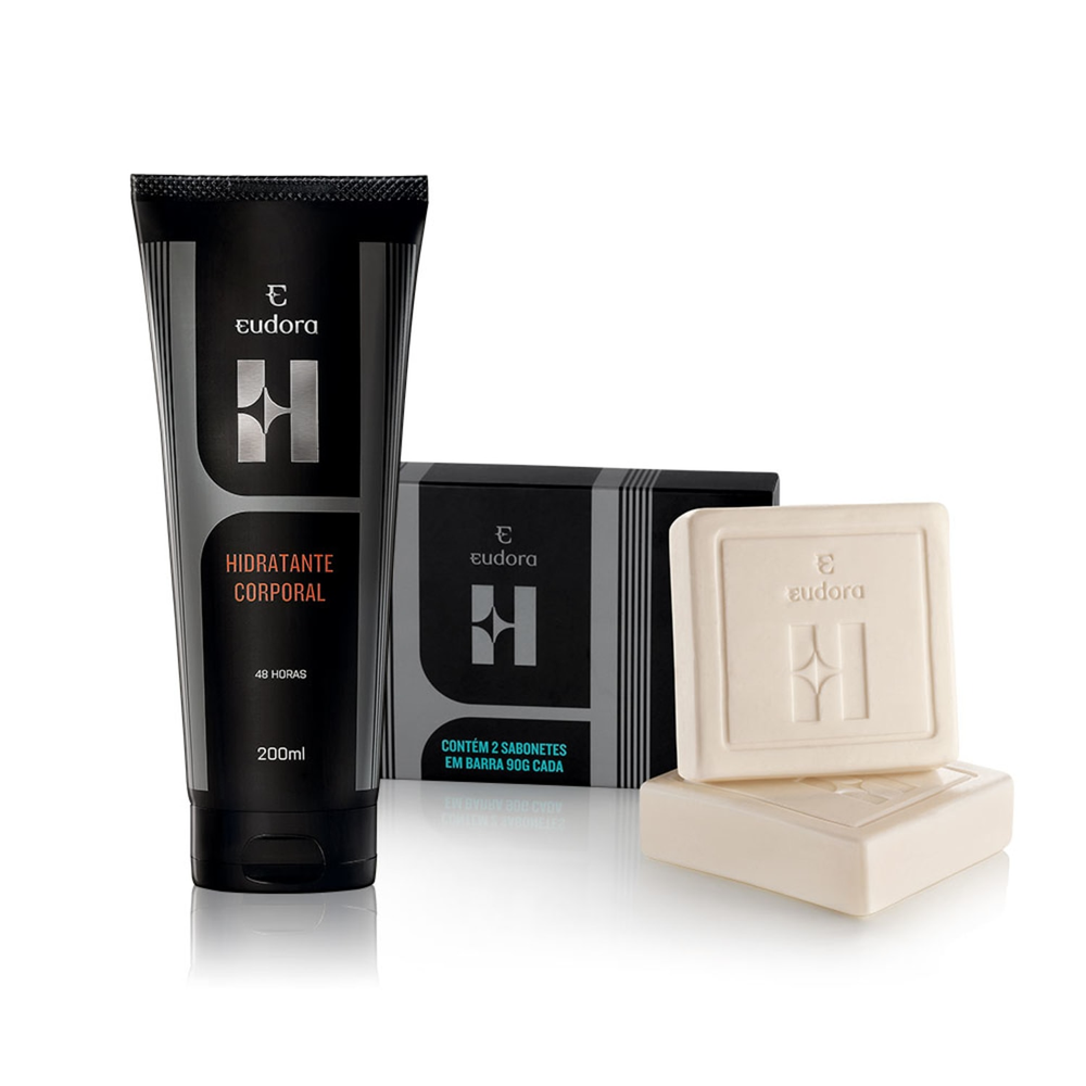 Kit Eudora H Hidratante Desodorante + Sabonete Kit Eudora H Hidratante Desodorante + Sabonete