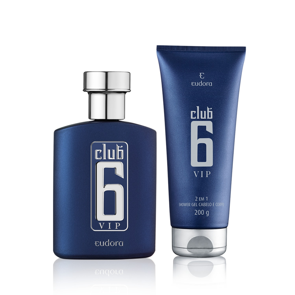 Kit Club 6 VIP Colônia Desodorante + Shower Gel 2 em 1 Kit Club 6 VIP Colônia Desodorante + Shower Gel 2 em 1