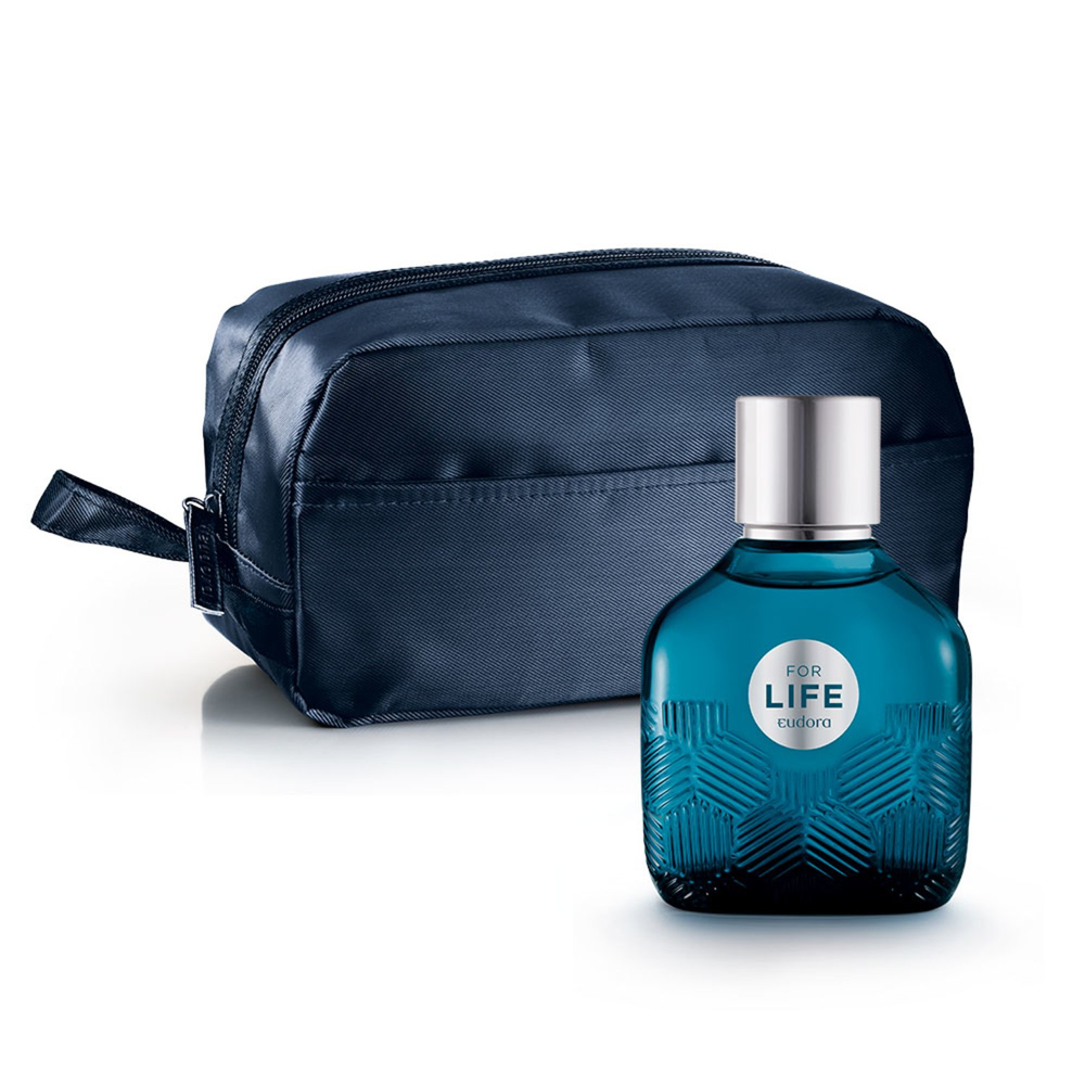 Kit For Life Colônia Desodorante + Nécessaire Kit For Life Colônia Desodorante + Nécessaire
