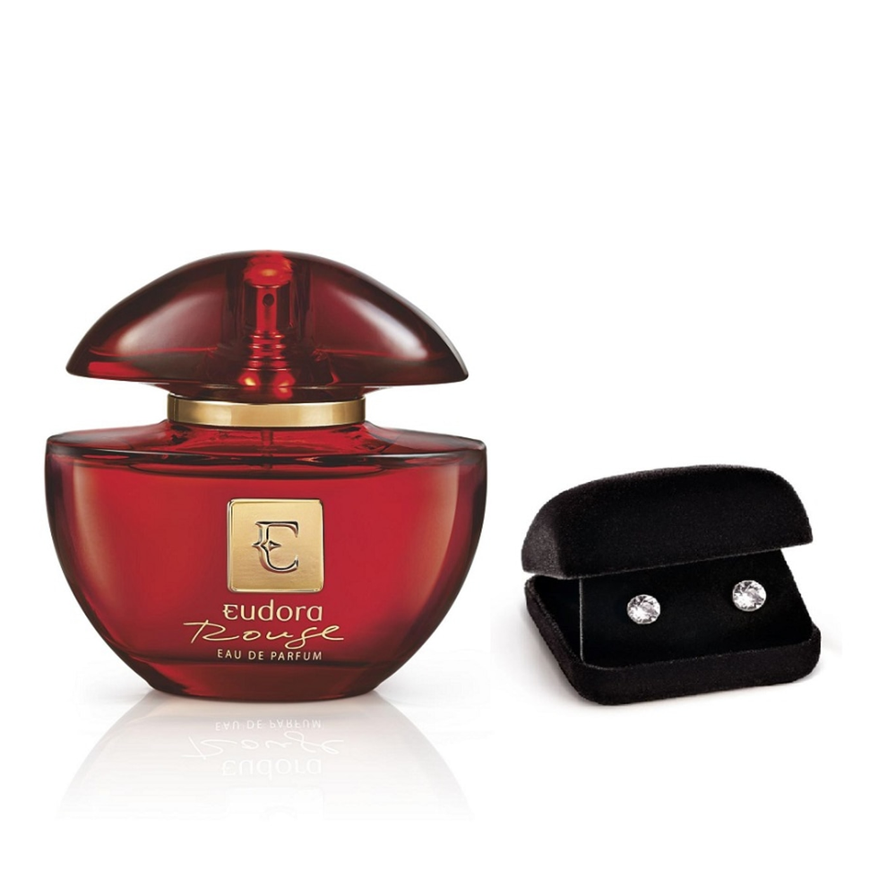 Kit Eudora Rouge Eau de Parfum + Brinco Swarovski Kit Eudora Rouge Eau de Parfum + Brinco Swarovski