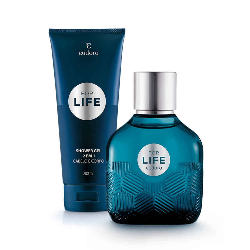 Kit For Life Colônia Desodorante + Shampoo Kit For Life Colônia Desodorante + Shampoo