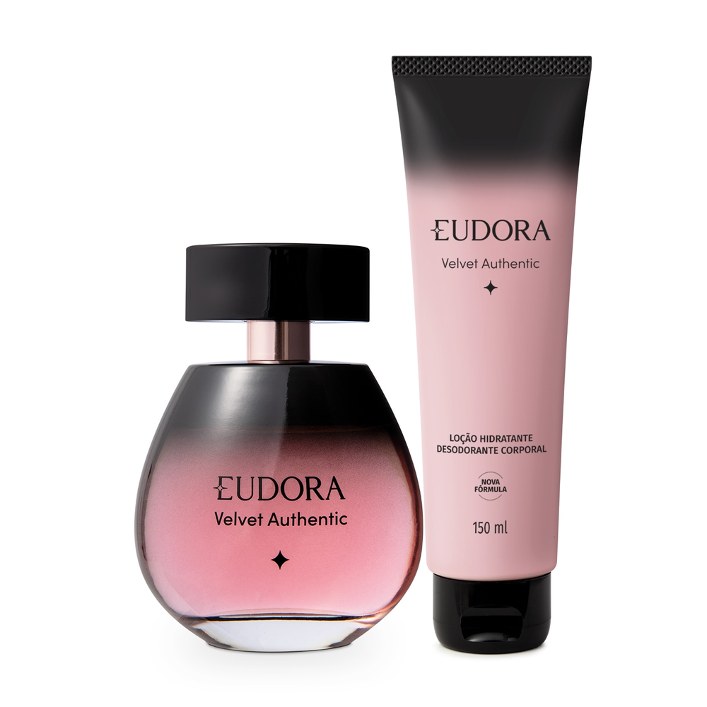 Combo Velvet Authentic: Desodorante Colônia 100ml + Loção Perfumada Desodorante Corporal 150ml Combo Velvet Authentic: Desodorante Colônia 100ml + Loção Perfumada Desodorante Corporal 150ml