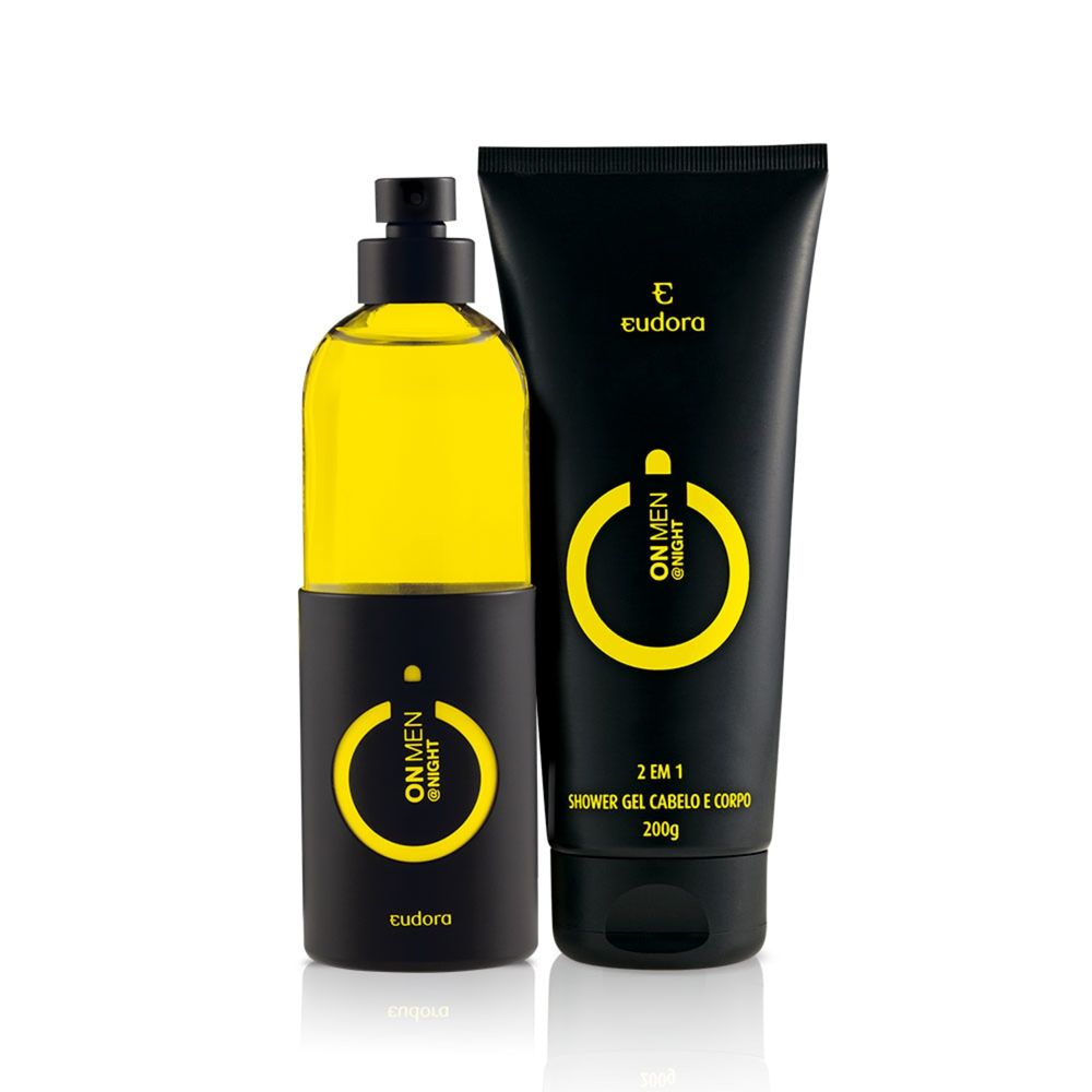 Kit On Men Night Colônia Desodorante + Shower Gel Kit On Men Night Colônia Desodorante + Shower Gel
