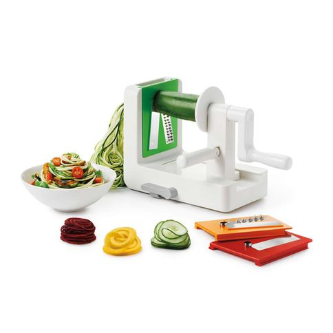 Fatiador Espiral para Legumes com 3 Lâminas em Aço Inox OXO Fatiador Espiral para Legumes com 3 Lâminas em Aço Inox OXO