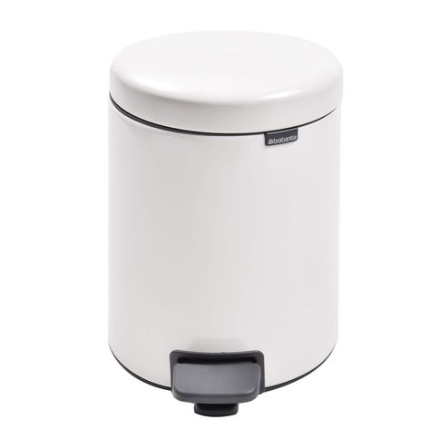 Lixeira em Aço 5 Litros New Icon Brabantia Branca Lixeira em Aço 5 Litros New Icon Brabantia Branca