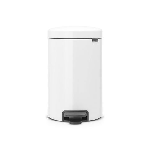 Lixeira em Aço 12 Litros New Icon Brabantia Branca Lixeira em Aço 12 Litros New Icon Brabantia Branca