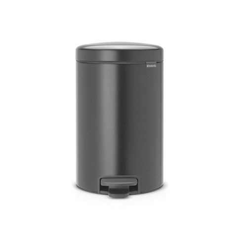Lixeira em Aço 12 Litros New Icon Brabantia Preto Lixeira em Aço 12 Litros New Icon Brabantia Preto