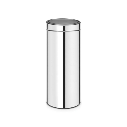 Lixeira em Aço Inox New Touch Bin 30 Litros Brabantia Lixeira em Aço Inox New Touch Bin 30 Litros Brabantia