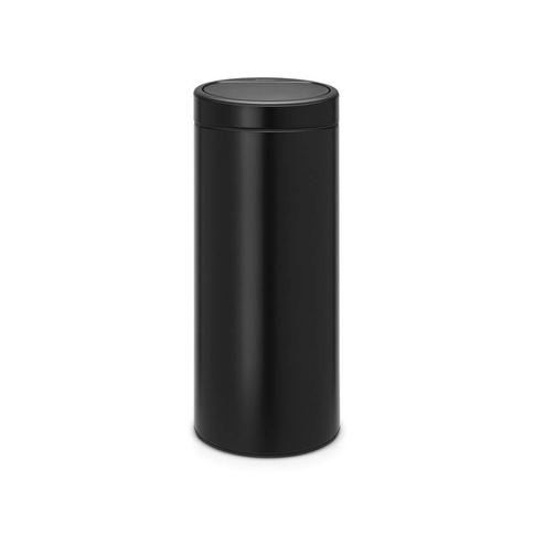 Lixeira em Aço Inox Touch Bin 30 Litros Brabantia Preta Lixeira em Aço Inox Touch Bin 30 Litros Brabantia Preta