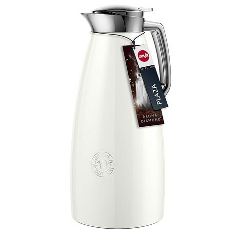 Garrafa Térmica Plaza Quick Press 1 Litro Emsa Branco Garrafa Térmica Plaza Quick Press 1 Litro Emsa Branco