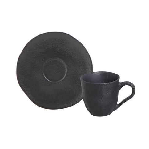 Xícara para Café Geo Carbon Matte 120ml Porto Brasil Preto Xícara para Café Geo Carbon Matte 120ml Porto Brasil Preto
