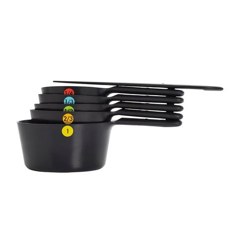 Conjunto de 5 Xícaras Medidoras OXO Preto Conjunto de 5 Xícaras Medidoras OXO Preto