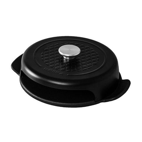Mini Pizza BBQ em Ferro 24cm Boska Preto Mini Pizza BBQ em Ferro 24cm Boska Preto