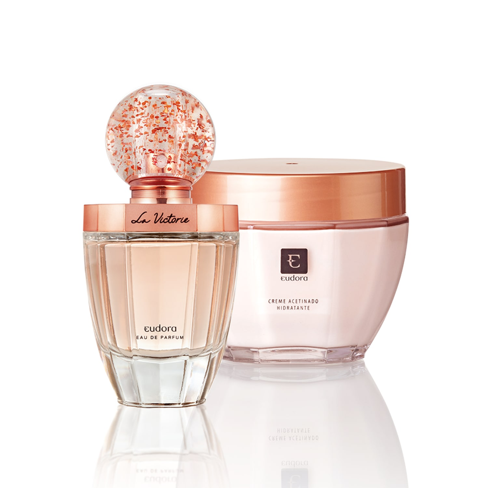 Kit La Victorie Eau de Parfum + Creme Acetinado Kit La Victorie Eau de Parfum + Creme Acetinado