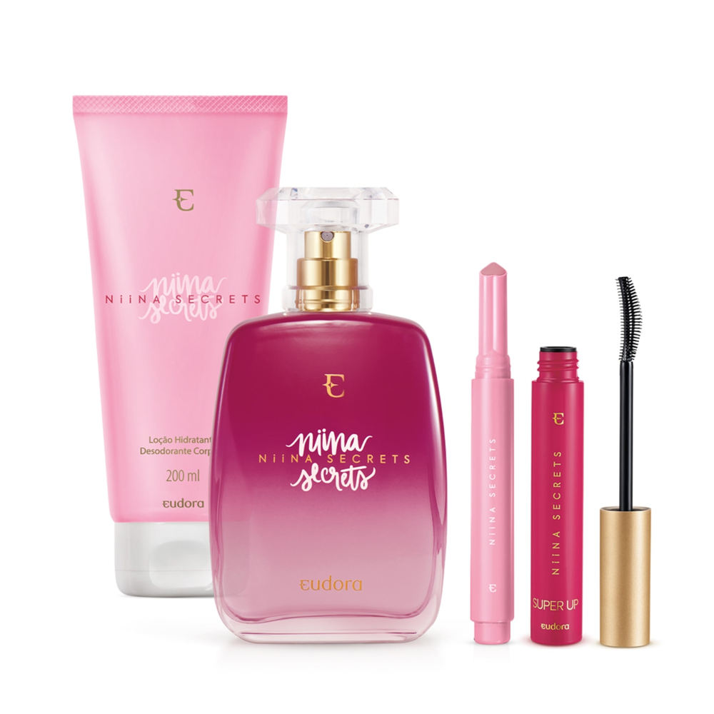 Combo Niina Secrets Completo (4 itens) Combo Niina Secrets Completo (4 itens)