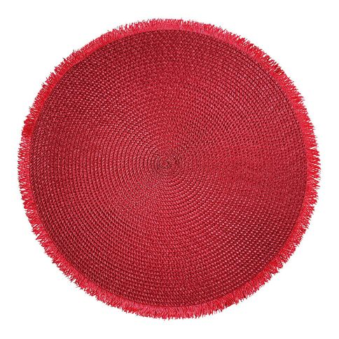 Jogo 1 Lugar Americano La Frange 38cm Kenya Vermelho Jogo 1 Lugar Americano La Frange 38cm Kenya Vermelho