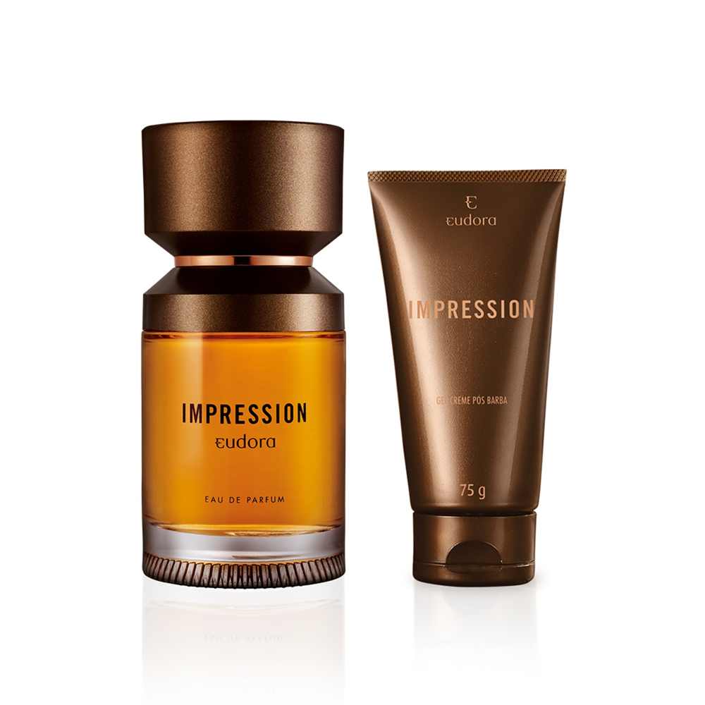 Kit Impression Eau de Parfum + Gel Pós Barba Kit Impression Eau de Parfum + Gel Pós Barba