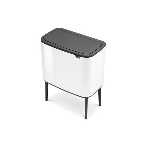 Lixeira Bo Touch Bin em Aço 11+23 Litros Brabantia Branca Lixeira Bo Touch Bin em Aço 11+23 Litros Brabantia Branca