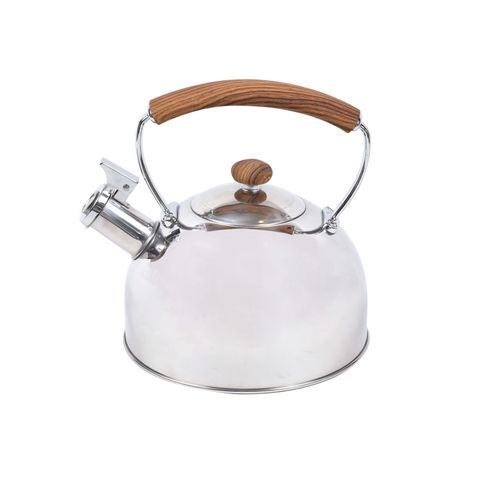 Chaleira em Inox com Alça na Cor Bambu 2,5 Litros Mimo Style Chaleira em Inox com Alça na Cor Bambu 2,5 Litros Mimo Style