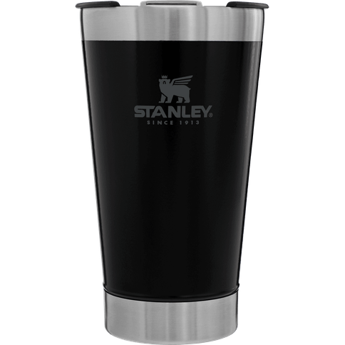 Copo Térmico para Cerveja com Tampa Inox 473ml Stanley Preto Copo Térmico para Cerveja com Tampa Inox 473ml Stanley Preto