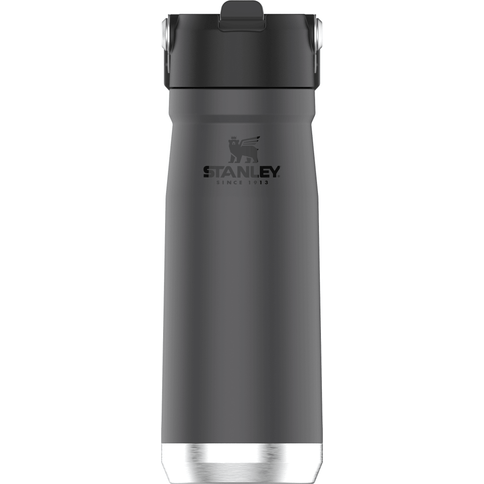 Garrafa Térmica Flip Straw em Inox 650ml Stanley Cinza Garrafa Térmica Flip Straw em Inox 650ml Stanley Cinza