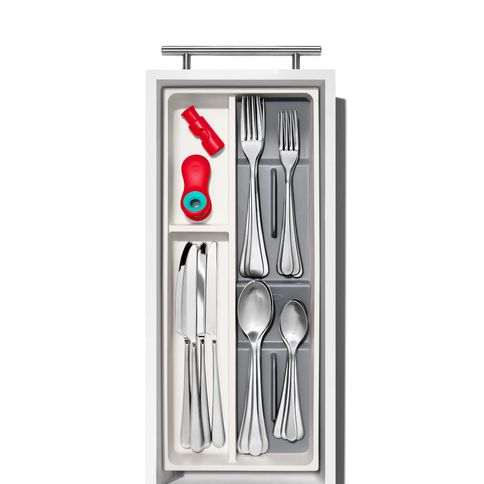 Organizador de Talheres Gaveta 3 Compartimentos 41x14cm OXO Organizador de Talheres Gaveta 3 Compartimentos 41x14cm OXO