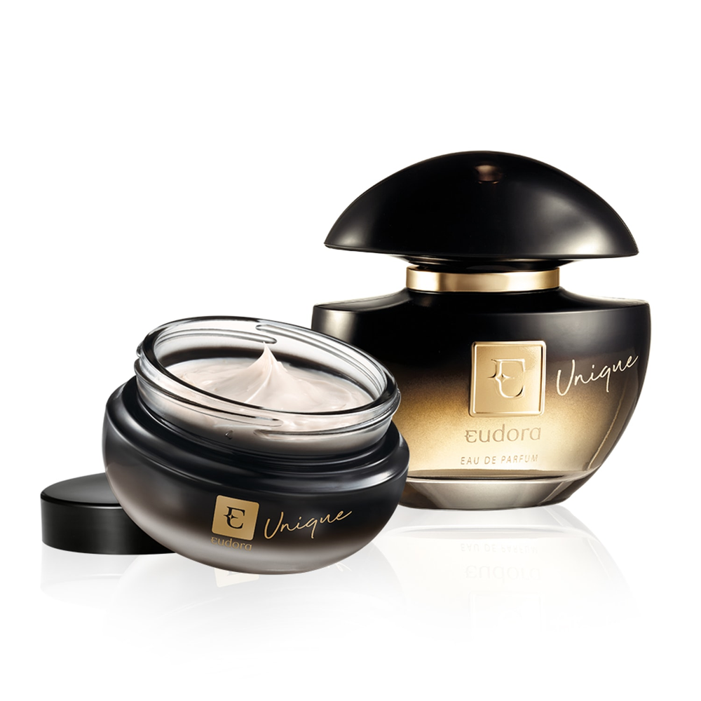 Kit Eudora Unique Eau De Parfum + Creme Hidratante Kit Eudora Unique Eau De Parfum + Creme Hidratante