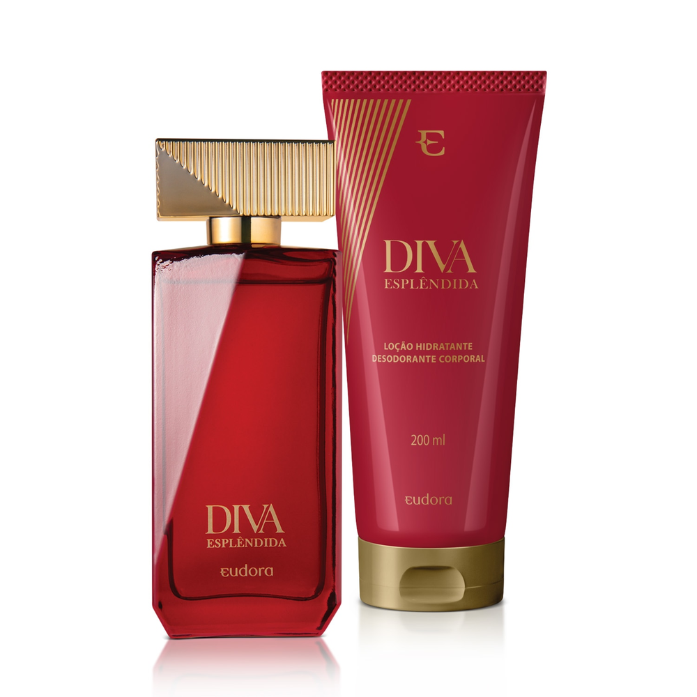 Combo Diva Esplêndida: Desodorante Colônia 100ml + Loção Corporal 200ml Combo Diva Esplêndida: Desodorante Colônia 100ml + Loção Corporal 200ml